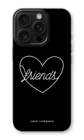 Friends heart black
