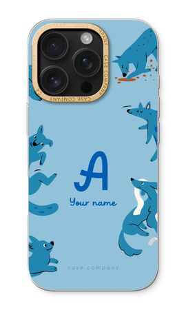 Playful Dogs Monogram