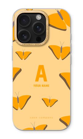Amber Butterflies Monogram
