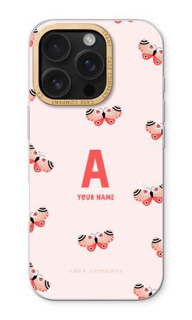 Rosy Butterflies Monogram