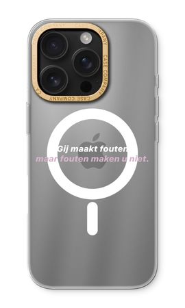 Fouten maken u niet