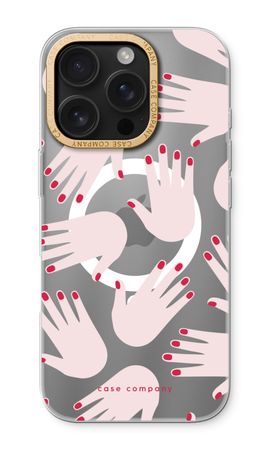 Hands pink