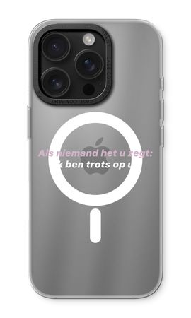 Ik ben trots op u