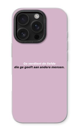 Ge verdient de liefde