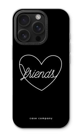 friends corazón negro