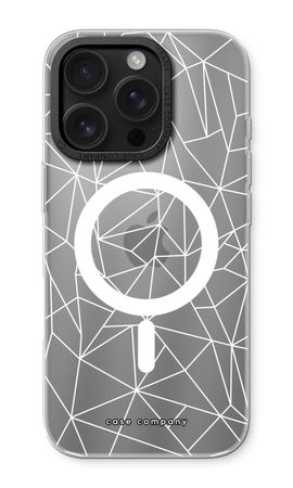 Geometric lines white