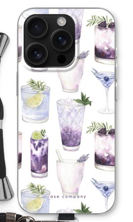Violet cocktails