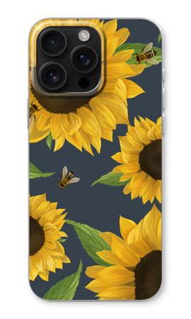 Sunflower and bees