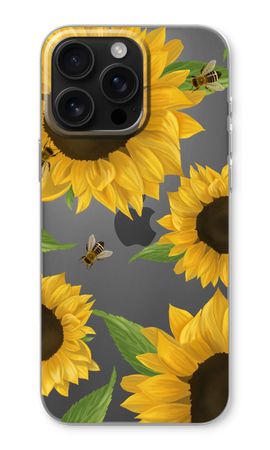 Sunflower and bees