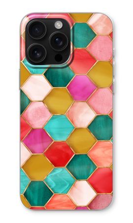 Hexagons in stained glass