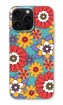 Retro Flowers - Blue