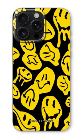 Melting smiley - Yellow