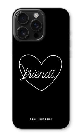 Friends heart black