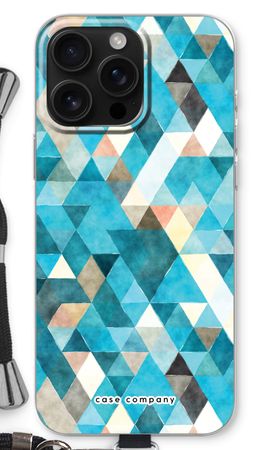 Coloured triangles blue