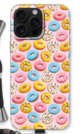 Rosafarbene Donuts