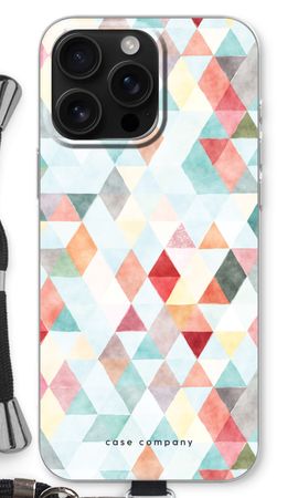 Gekleurde driehoekjes pastel