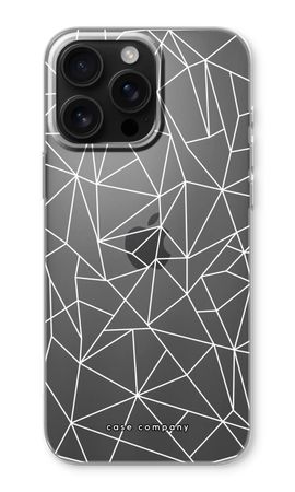 Geometric lines white