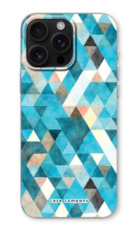 Coloured triangles blue