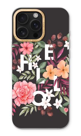 Hello in flowers
