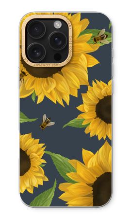 Sunflower and bees
