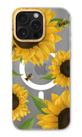 Sunflower and bees
