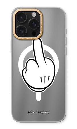Mittelfinger weiß