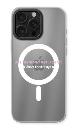 Ik ben trots op u