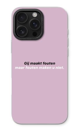 Fouten maken u niet