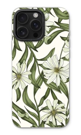 White flower pattern