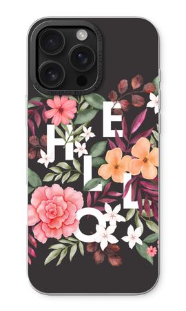 Hello in flowers