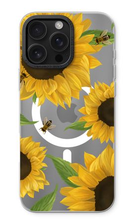 Sunflower and bees