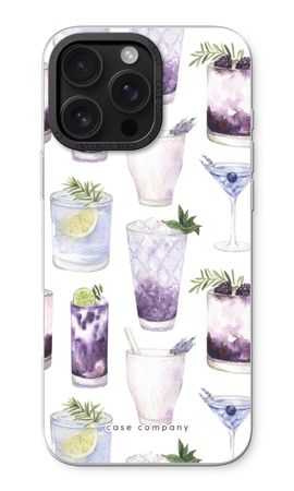 Violet cocktails