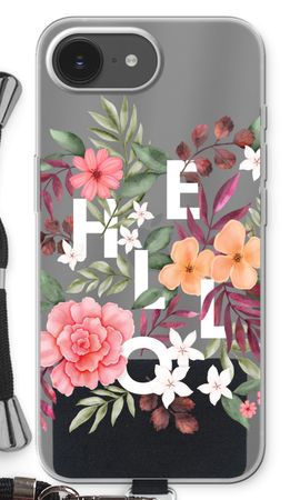 Hello in flowers