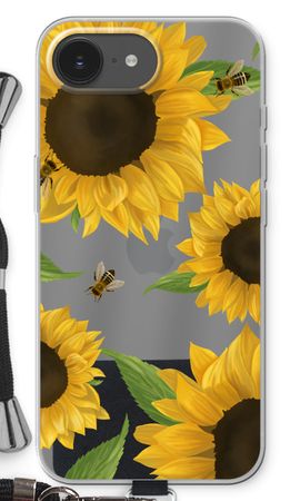 Sunflower and bees
