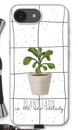 Houseplant on windowpane