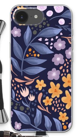 Flowers with blue leaves