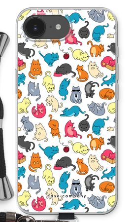Colourful cats
