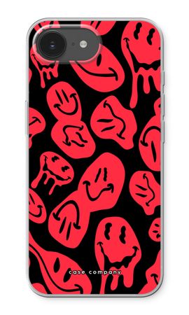 Schmelzender Smiley - Rot