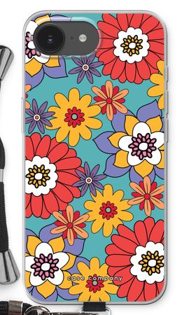 Retro Flowers - Blue