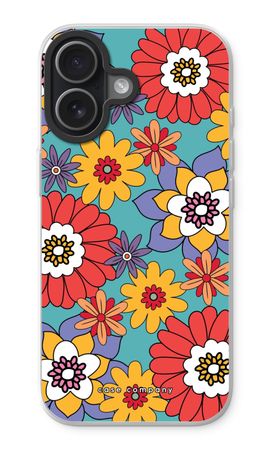 Retro Flowers - Blue