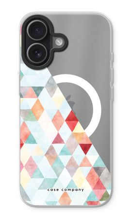 Coloured triangles pastel