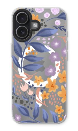 Flowers with blue leaves