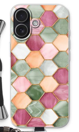 Hexagons in stained glass