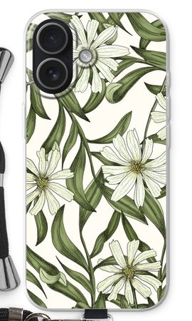 White flower pattern