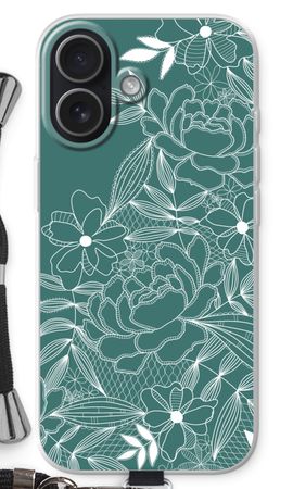 Flowers in lace