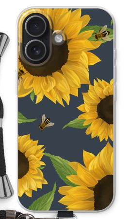 Sunflower and bees