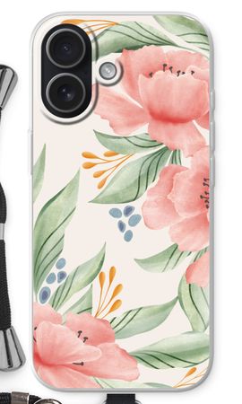 Zartrosa Blumen