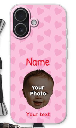 Personalized Face - Hearts N°2