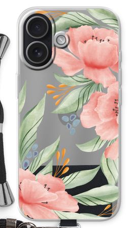 Zartrosa Blumen