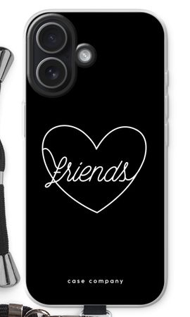 Friends heart black